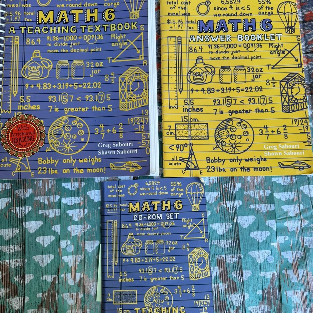 Math 6 Teaching textbook set